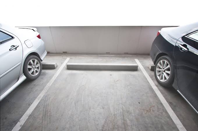 Secure on-site parking space